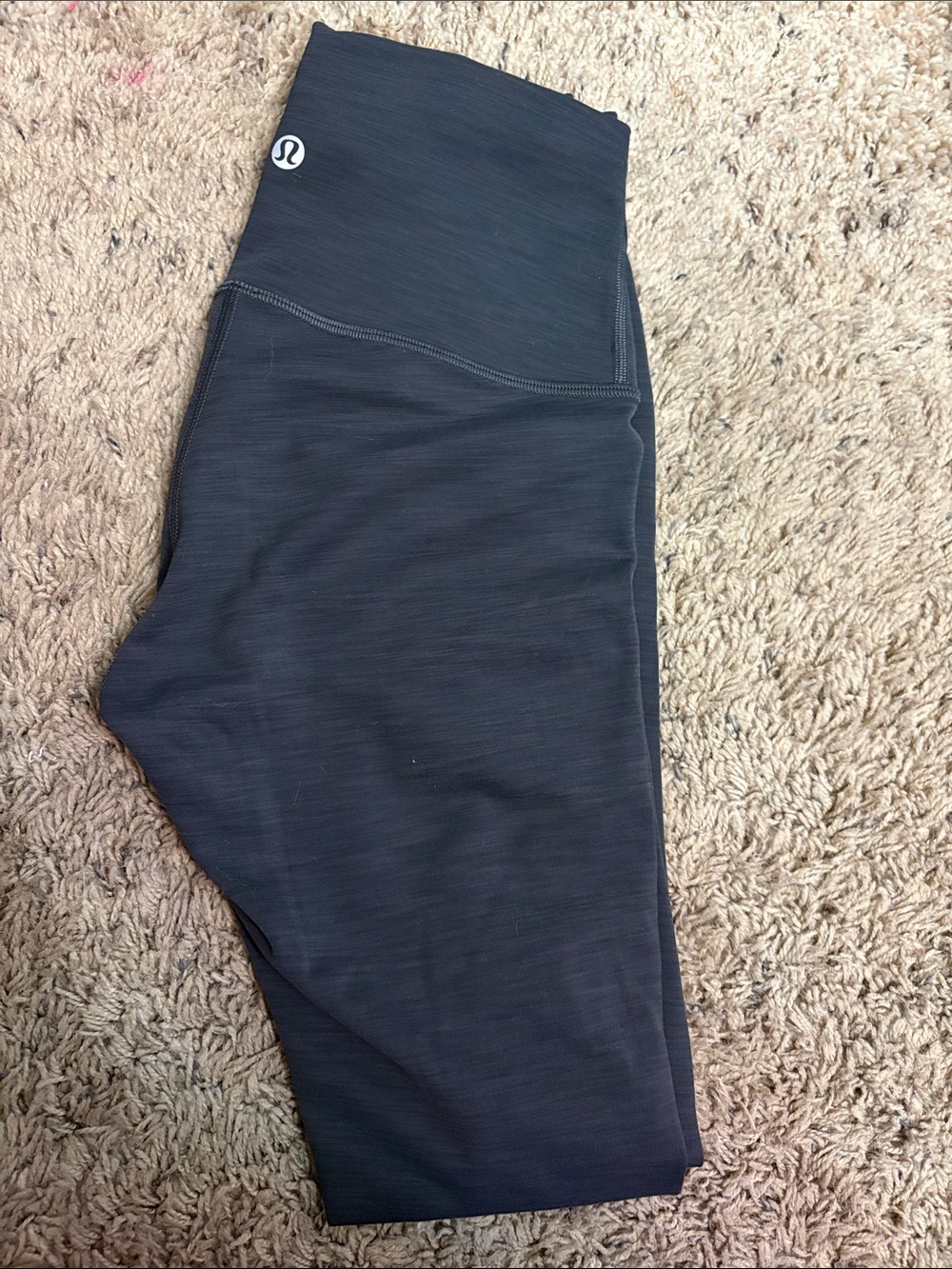 lululemon athletica Charcoal/Black Seam Detail Leggings